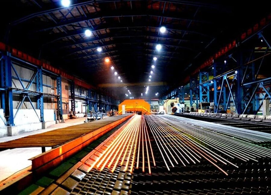  افزایش ۸.۸ درصدی تولید فولاد خام ایران