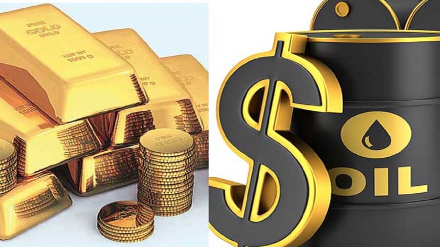 در معاملات جهانی رقم خورد؛ مسیر معکوس طلا و نفت