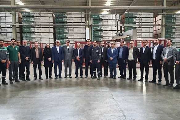 بازدید اعضاء هیات عامل بانک ملی ایران از شرکت‌های بزرگ تولیدی صنعتی استان خوزستان