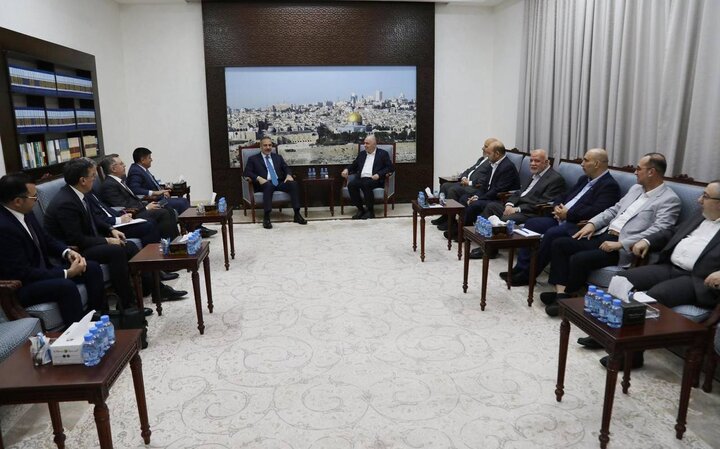 دیدار وزیر خارجه ترکیه با هیئت بلندپایه حماس 
