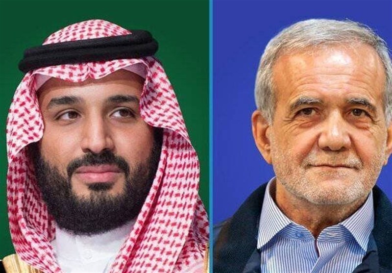 رسانه‌های سعودی: بن سلمان پیام کتبی پزشکیان را دریافت کرد