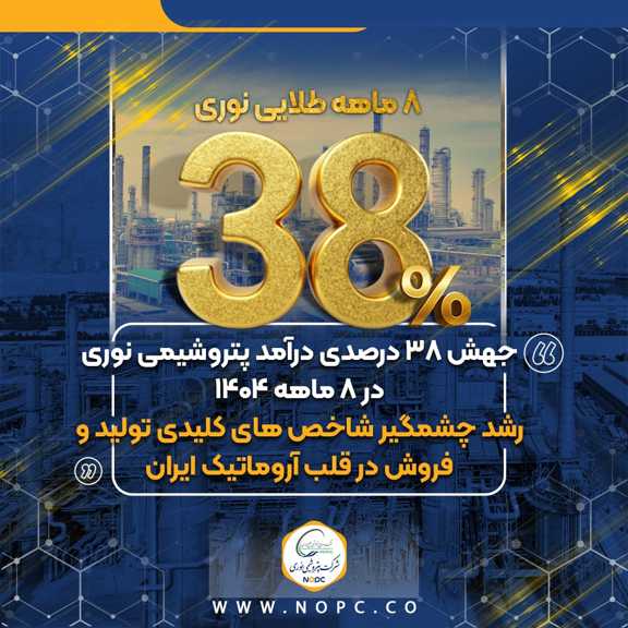 رشد چشمگیر شاخص های کلیدی تولید و فروش در قلب آروماتیک ایران