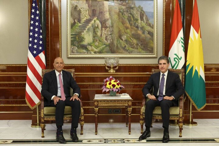 تمجید «بارزانی» و فرستاده ترامپ از توافق پایان جنگ میان ایران و آمریکا