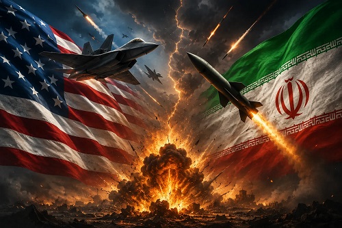 حملات جدید آمریکا علیه ایران / صدای انفجار در بندرعباس، بوشهر، اهواز ، کازرون و بندر انزلی