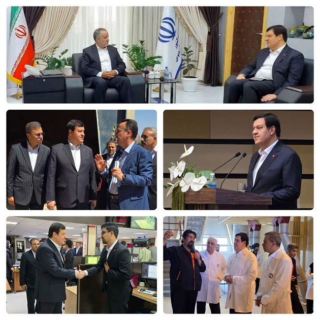 دیدار مدیرعامل بانك ملت با استاندار خراسان جنوبی و بازدید از چند شركت تولیدی و شعب بانك در استان