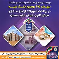  جهش ۳۵ درصدی بانک سپه در پرداخت تسهیلات ازدواج و اجرای موفق قانون جهش تولید مسکن