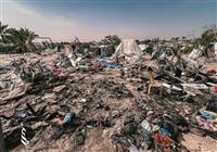 ادامه جنایات جنگی اشغالگران و بمباران مجدد چادرهای آوارگان در نوار غزه