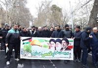 حضور پرشور جامعه ورزش در راهپیمایی روز قدس 