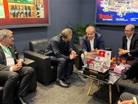 بازدید مدیران‌عامل هلدینگ صباانرژی و شرکت پتروشیمی مسجدسلیمان از غرفه توربین ماشین خاورمیانه