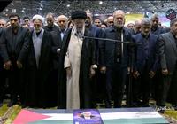  اقامه نماز رهبرانقلاب بر پیکر شهید اسماعیل هنیه 