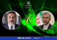  گفت‌وگوی تلفنی وزیر خارجه ترکیه با علی باقری 