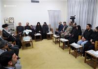 دیدار خانواده شهدای اخیر پدافند هوایی با رهبر انقلاب 